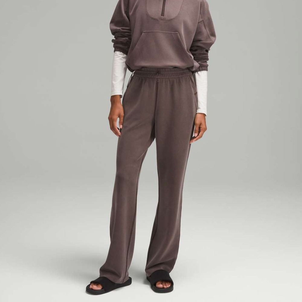 Lululemon Softstreme High Rise Pants Espresso Brown Athleisure Loungewear Cozy